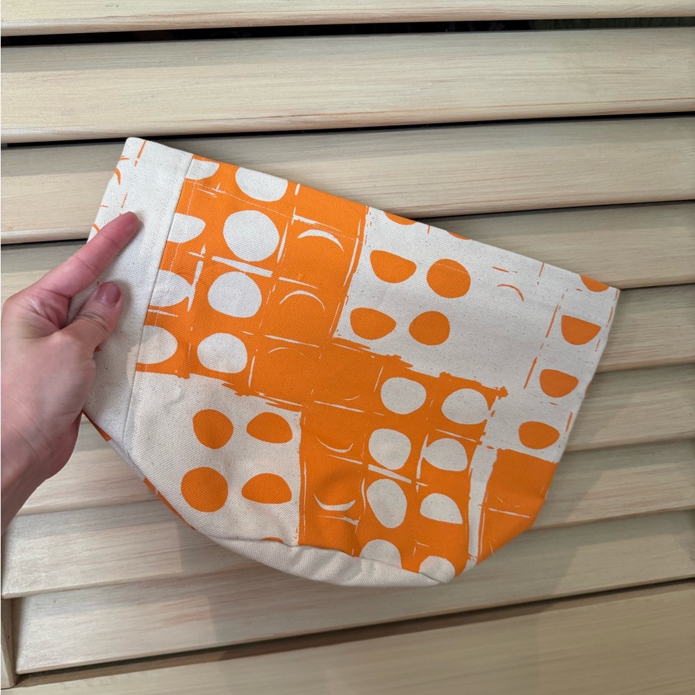 Kealopiko Orange & Tan Plant Holder -Medium Size